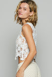 POL:  SLEEVELESS CROCHET TOP