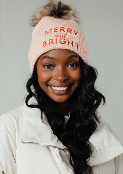 PANACHE:  MERRY & BRIGHT POM HAT