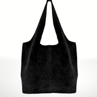 ITALIAN'S LEATHER:  GIANNINA SUEDE LEATHER BAG