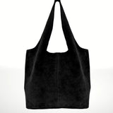 ITALIAN'S LEATHER:  GIANNINA SUEDE LEATHER BAG