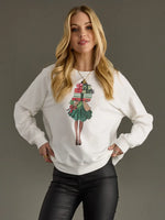 PANACHE:  XMAS MOTIF SWEATSHIRT