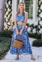 WALKER & WADE:  SLVLS LONG TIERED KAIA DRESS
