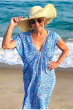 WALKER & WADE:  SANTORINI KAFTAN DRESS