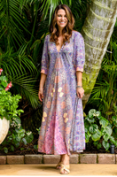 WALKER & WADE:  S/S MIDI DAPHNE DRESS
