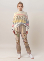SCANDAL:  AMARANTH AMOUR STRIPE SWTR