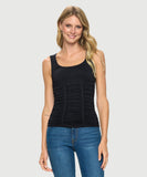 LAST TANGO:  RUCHED TANK TOP