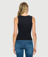 LAST TANGO:  RUCHED TANK TOP