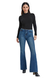 BAYEAS:  MID RISE WAISTLESS BOOTCUT JEAN