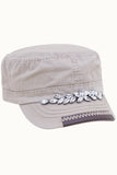 OLIVE & PIQUE:  BLING GLITZ CADET CAP