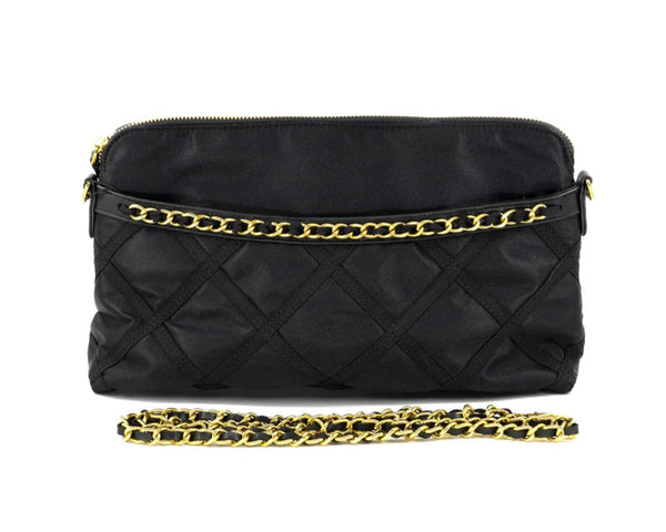 BC BAGS:  RIBBON/CHAIN DETAIL BAG