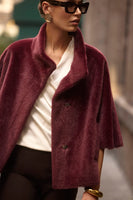 JOSEPH RIBKOFF:  FAUX FUR JACKET VEST