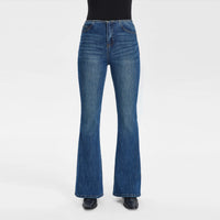 BAYEAS:  MID RISE WAISTLESS BOOTCUT JEAN