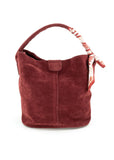 BC BAGS:  SUEDE BUCKET BAG