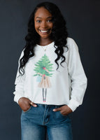 PANACHE:  GIRL W/TREE SWEATSHIRT