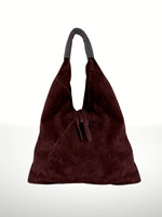 ITALIAN'S LEATHER:  DEMA SUEDE LEATHER BAG