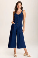 XCVI WEARABLES:  JALILA MOCK DENIM JUMPSUIT