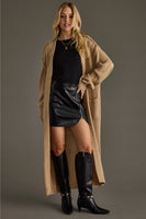 PANACHE: HILTON  LONG OPEN CARDIGAN W/POCKETS