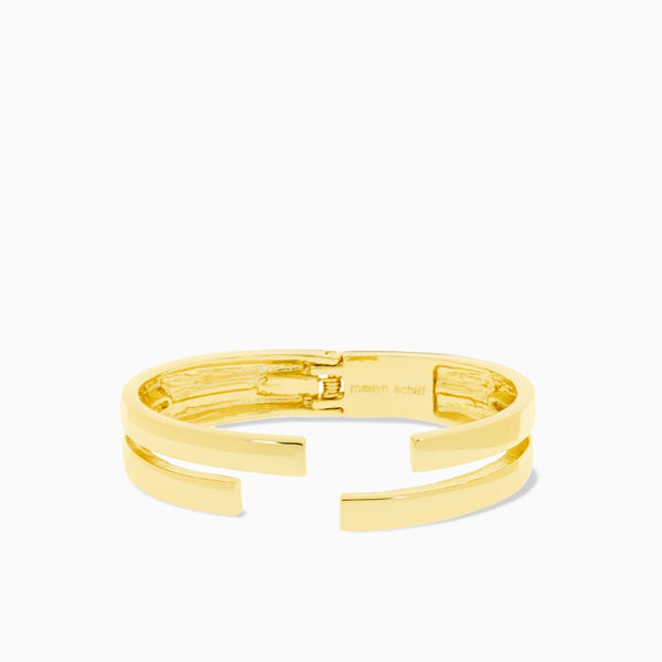 MARLYN SCHIFF:  DOUBLE BAR HINGE CUFF