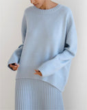 ROSA:  PULLOVER SOFT LOOSE KNIT SWTR