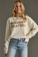 PANACHE:  WHISKEY WEATHER SWEATER