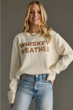 PANACHE:  WHISKEY WEATHER SWEATER