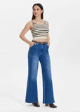 BAYEAS:  FANNY HI RISE UTILTY WIDE LEG JEAN