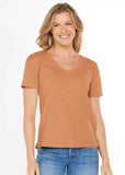 MODODOC:  S/S V NECK BOXY TEE