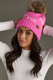 PANACHE:  MULTI HO HO HO POM HAT