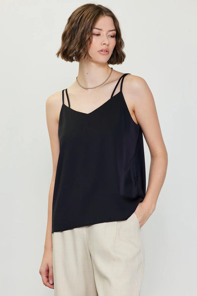 SKIES ARE BLUE:  RECYCLED DOUBLE STRAP CAMI