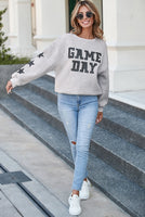 LITTLE DAISY:  GAME DAY GRAPHIC SWEATSHIRT