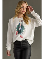 PANACHE:  XMAS MOTIF SWEATSHIRT