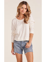 BOBI:  BOATNECK SLOUCHY RAGLAN TOP