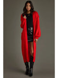PANACHE: HILTON  LONG OPEN CARDIGAN W/POCKETS