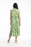 ORIENTIQUE:  HAYMAN SLVLS CRINKLE DRESS