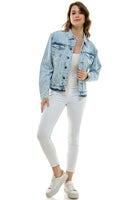 BLUE AGE:  LADIES CASUAL DENIM JACKET