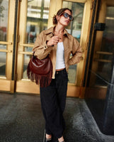 BC BAGS:  FRINGED BAG