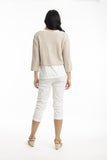 ORIENTIQUE:  ESSENTIALS KNIT TIE CARDIGAN