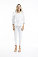 ORIENTIQUE:  ESSENTIALS KNIT TIE CARDIGAN