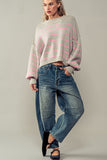 URBAN DAIZY:  FLOW IT DOWN STRIPE SWEATER