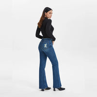 BAYEAS:  MID RISE WAISTLESS BOOTCUT JEAN