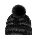 MITCHIES:  CRYSTAL POM BEANIE HAT