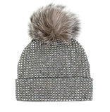 MITCHIES:  CRYSTAL POM BEANIE HAT