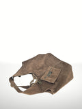ITALIAN'S LEATHER:  GIANNINA SUEDE LEATHER BAG