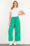 THML:  PRINT PANT W/SIDE STRIPES