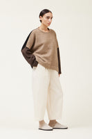 GRADE & GATHER:  COLORBLOCK SWEATER