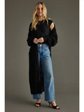 PANACHE: HILTON  LONG OPEN CARDIGAN W/POCKETS