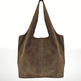 ITALIAN'S LEATHER:  GIANNINA SUEDE LEATHER BAG