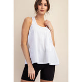 RAE MODE:  SLUB COTTON SLVLS TANK TOP