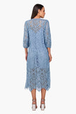 AMERICA & BEYOND:  PERIVALE LACE NET DRESS