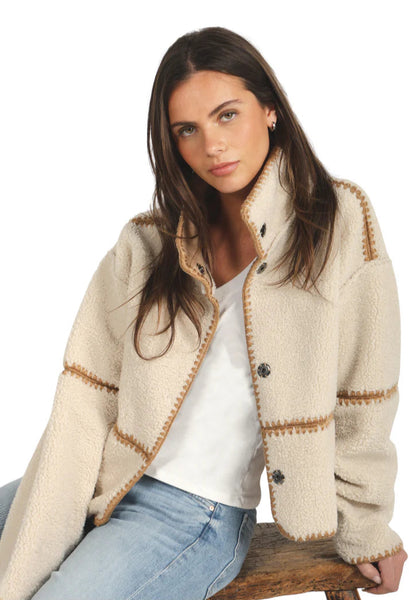 DYLAN:  CASEY REVERSIBLE FAUX SUEDE JACKET